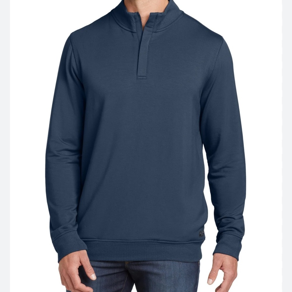 Travis Matthew Men's Blue Pullover‎ 1/4 Zip Jacket